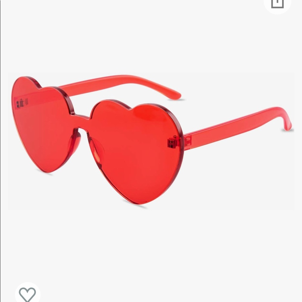 Red heart sunglasses